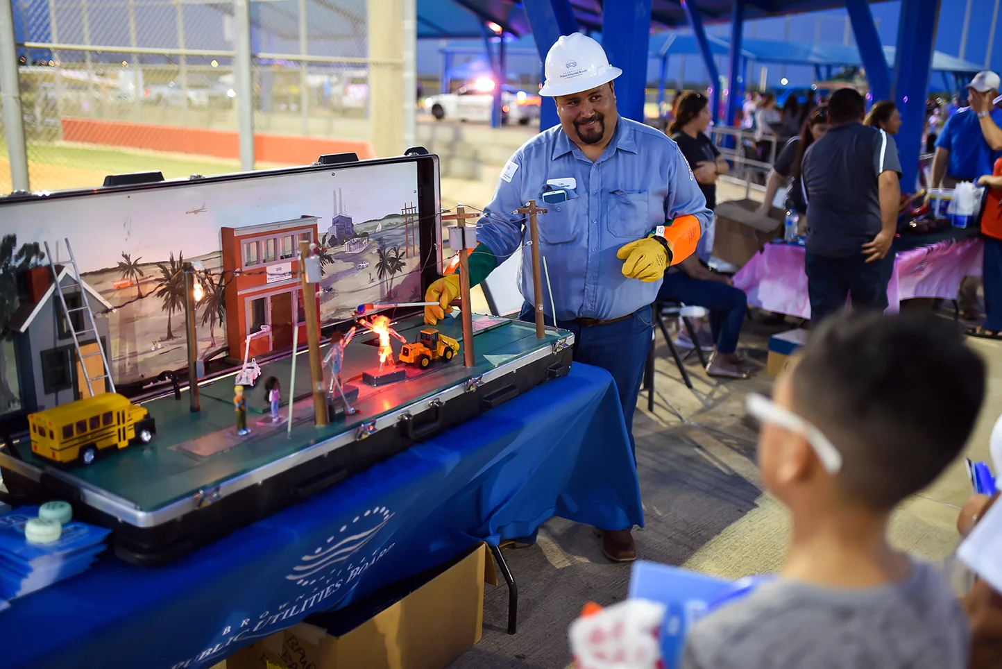 BPUB employees volunteering in the community