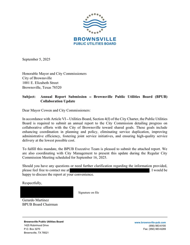 2025 City Commission Annual Report cover