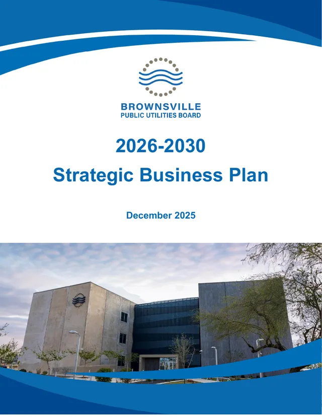 2026 2030 Strategic Business Plan Report cover